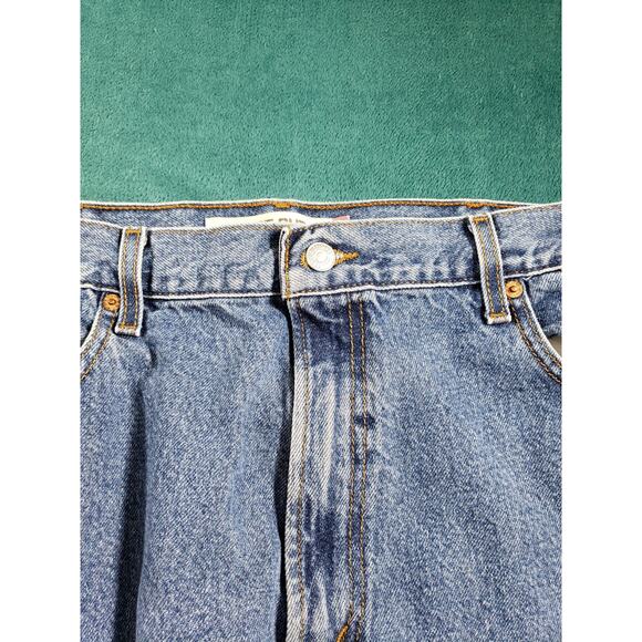 Levis 517 Jeans Size 40x32 Mens Blue Pants Stretch Denim Mid Rise Bootcut - Picture 6 of 14